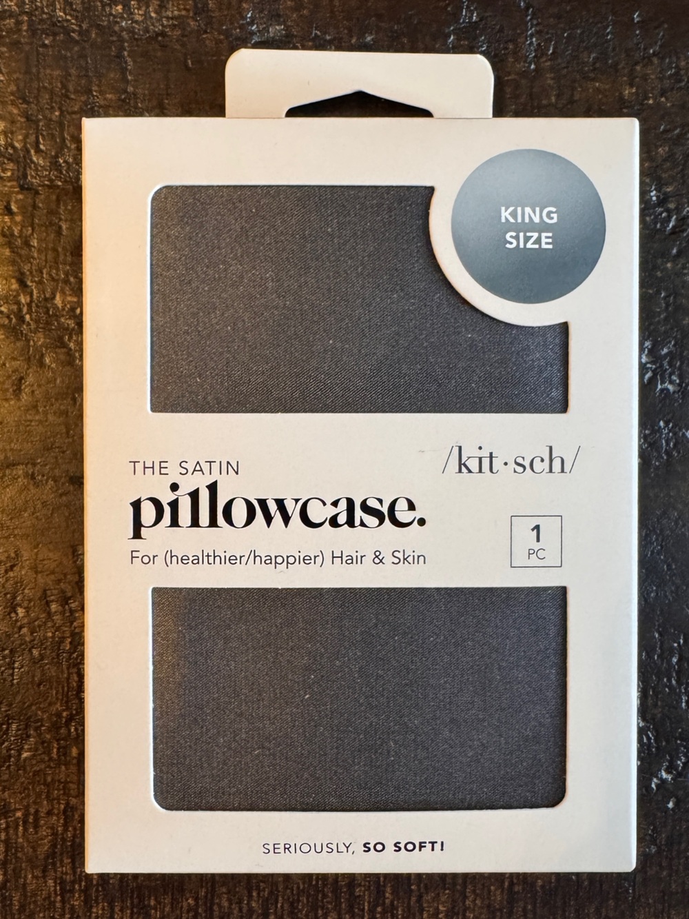 Kitsch Satin Pillowcase - King Size NWOT